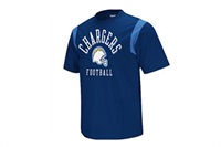SAN DIEGO CHARGERS GRIDIRON CREW TEE